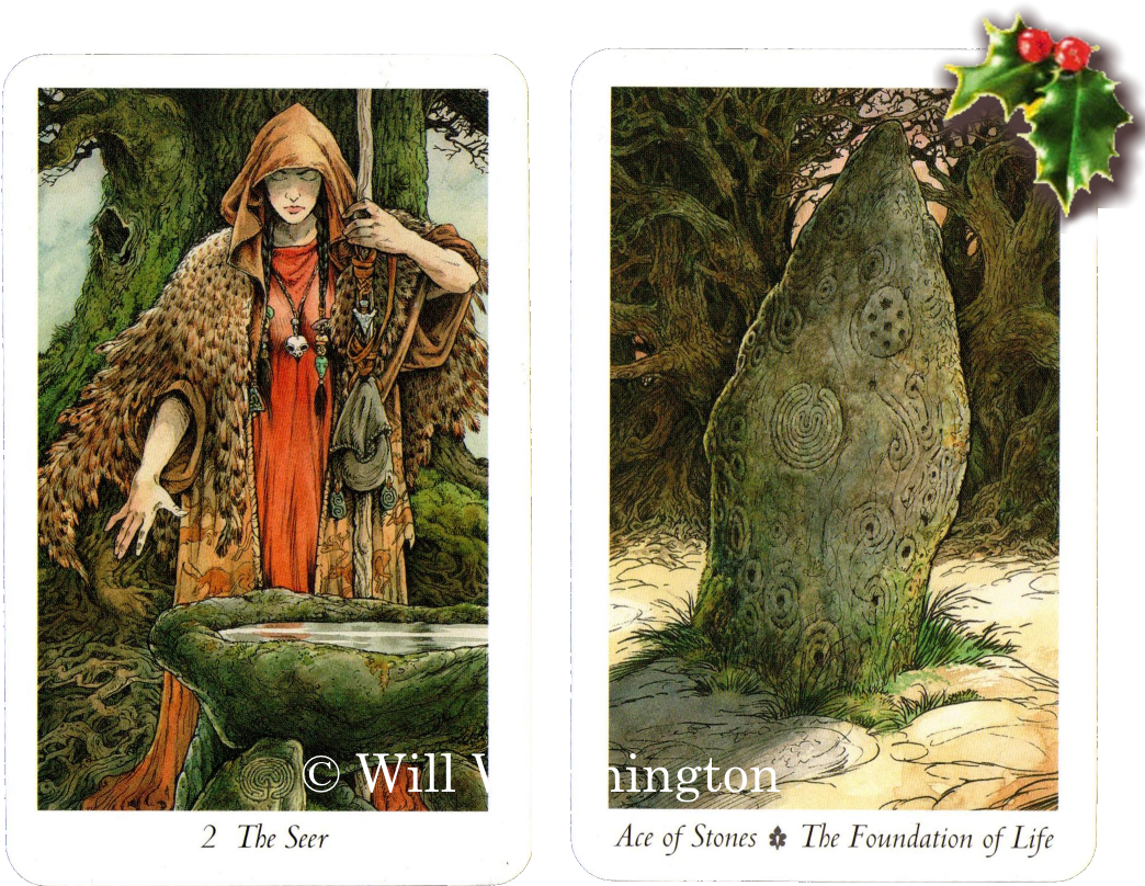 Wilwood Tarot, The Seer, Ace Of Stones, Will Worthington, - Wild Magic: The Wildwood Tarot Workbook (1053x835), Png Download