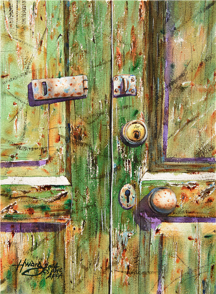 26 31 X 23 Cm Water Colour On Paper - Visual Arts (1000x1000), Png Download