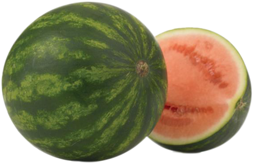 Personal Size Watermelon - Seedless Fruit (600x387), Png Download