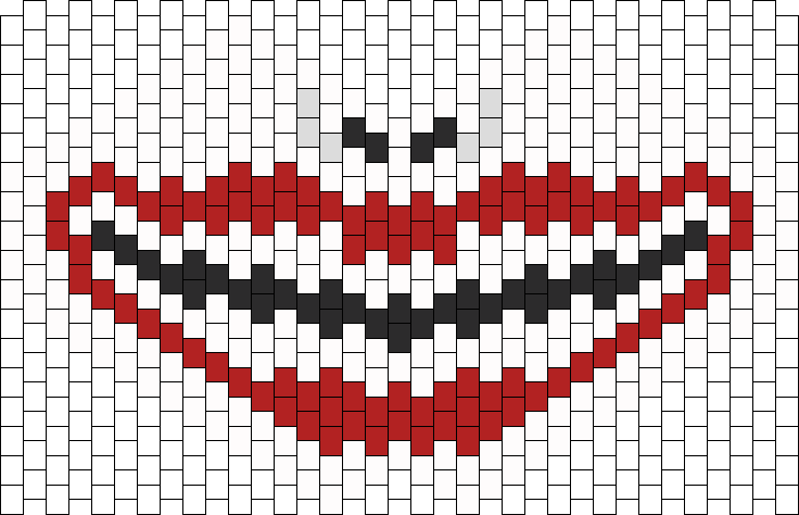 Joker Mask Bead Pattern - Bead (736x474), Png Download