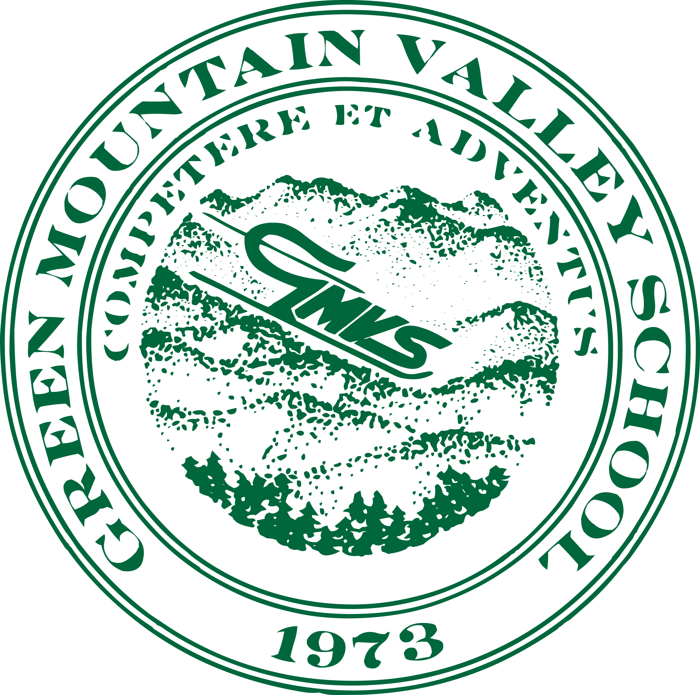 Green Mountain Valley School - Green Mountain Valley School Logo (2400x2382), Png Download