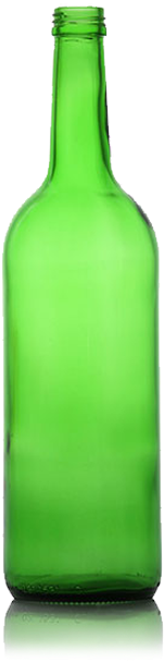 750ml Green Mountain - Glass Bottle (650x799), Png Download