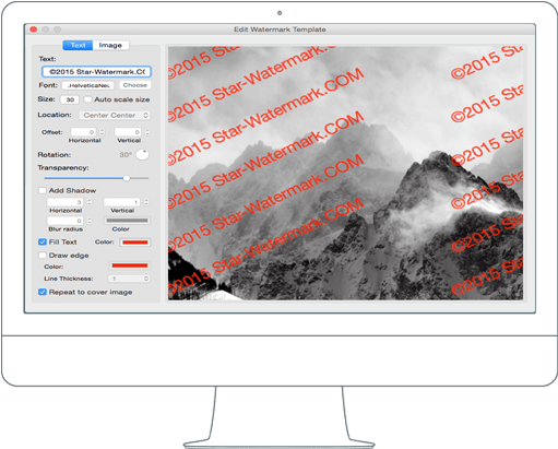 Photo Watermark For Macos - Led-backlit Lcd Display (750x500), Png Download