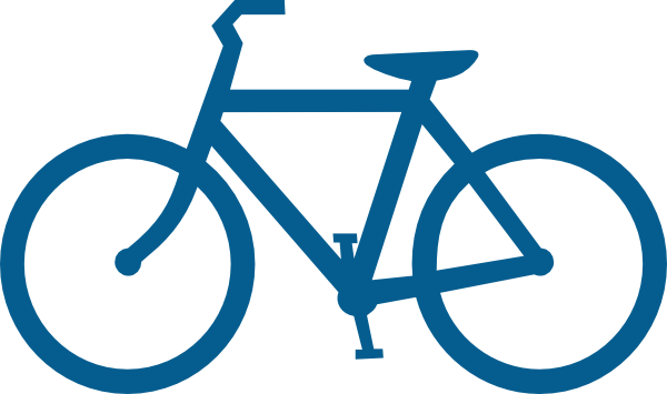 How To Set Use Bike Blue Clipart (600x355), Png Download