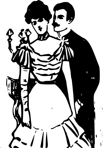 How To Set Use Married Couple Svg Vector (414x593), Png Download