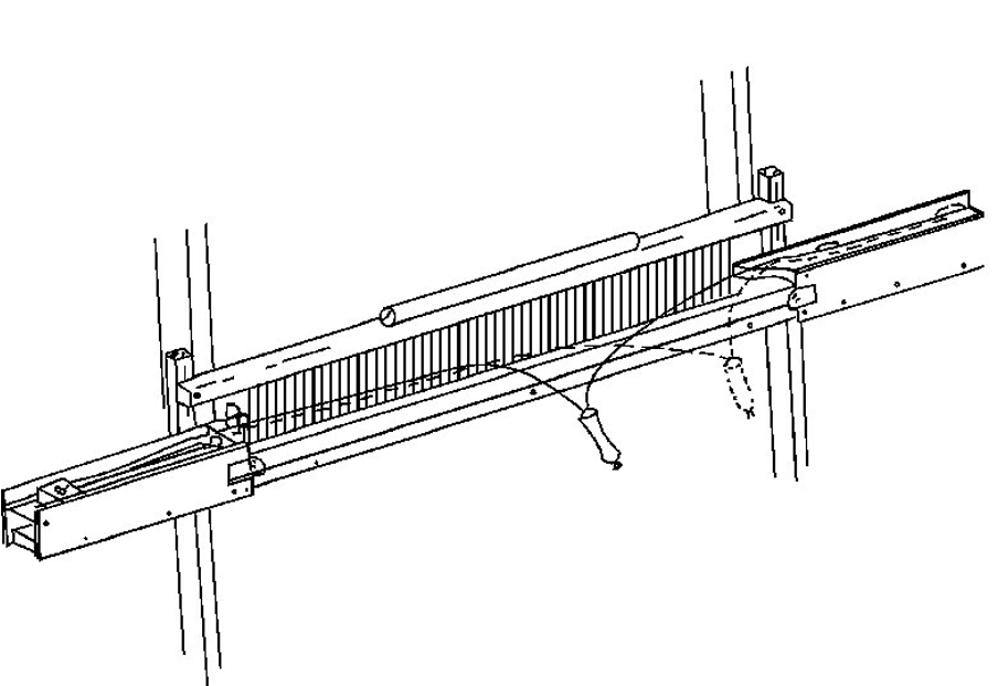 Leclerc Flying Shuttle Beater - Flying Shuttle Drawing (1000x1000), Png Download