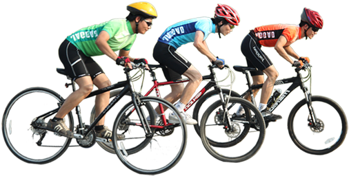 Vector Royalty Free Stock Bike Race Clipart - Free Bicycle Race Clipart (742x422), Png Download