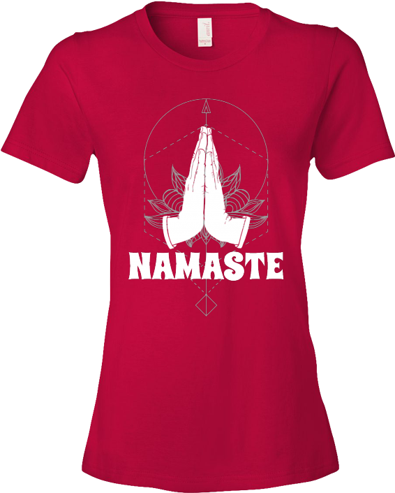 Namaste T-shirt Clip Art - T-shirt (800x800), Png Download