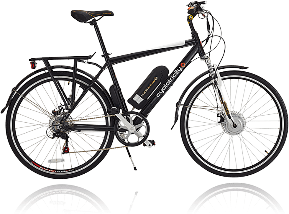 Cyclotricity Revolver Hybrid E Bike Side View Www - Bike Side View Png (1000x833), Png Download