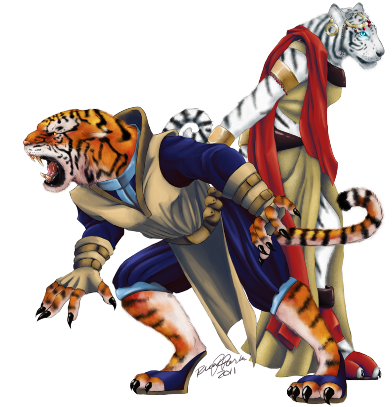 Dark Nova Rakshasa By Klork-d4f7n4t - Rakshasa Tiger (900x887), Png Download