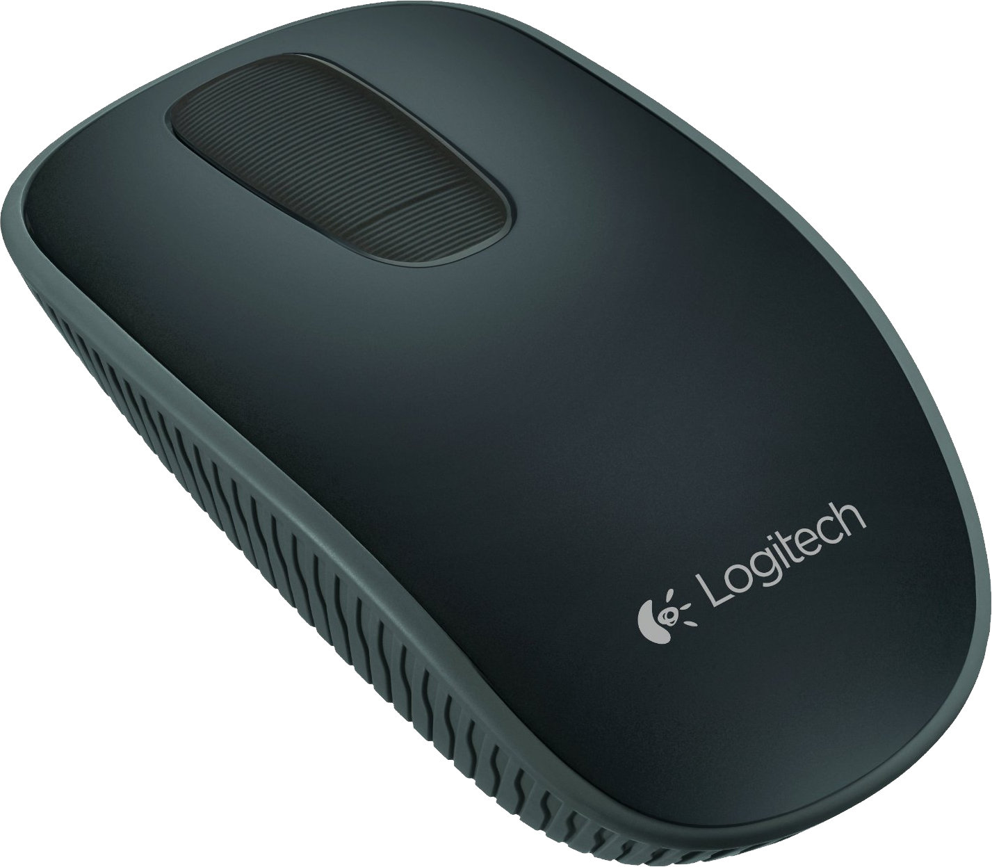 Download - Logitech T400 Zone Touch Mouse - Black (1427x1247), Png Download