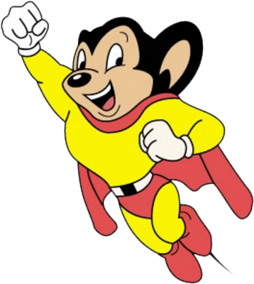 Mighty Mouse - Mighty Mouse Png (358x400), Png Download