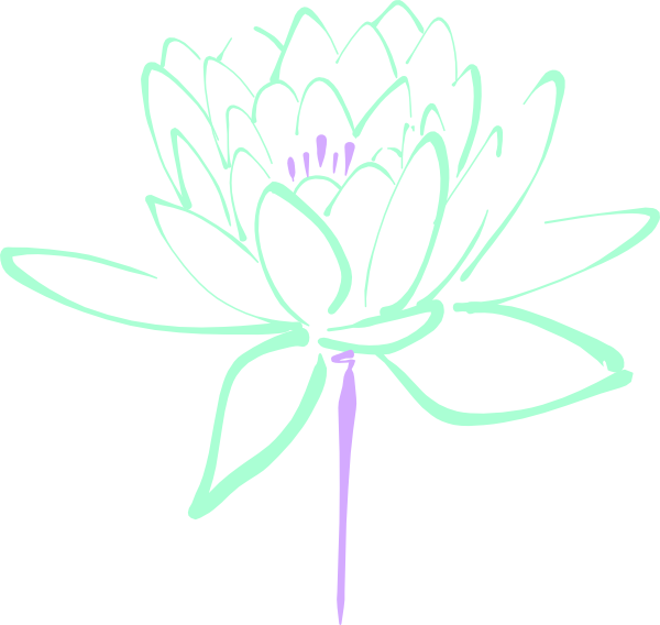 How To Set Use Purple Mint Lotus Clipart (600x568), Png Download