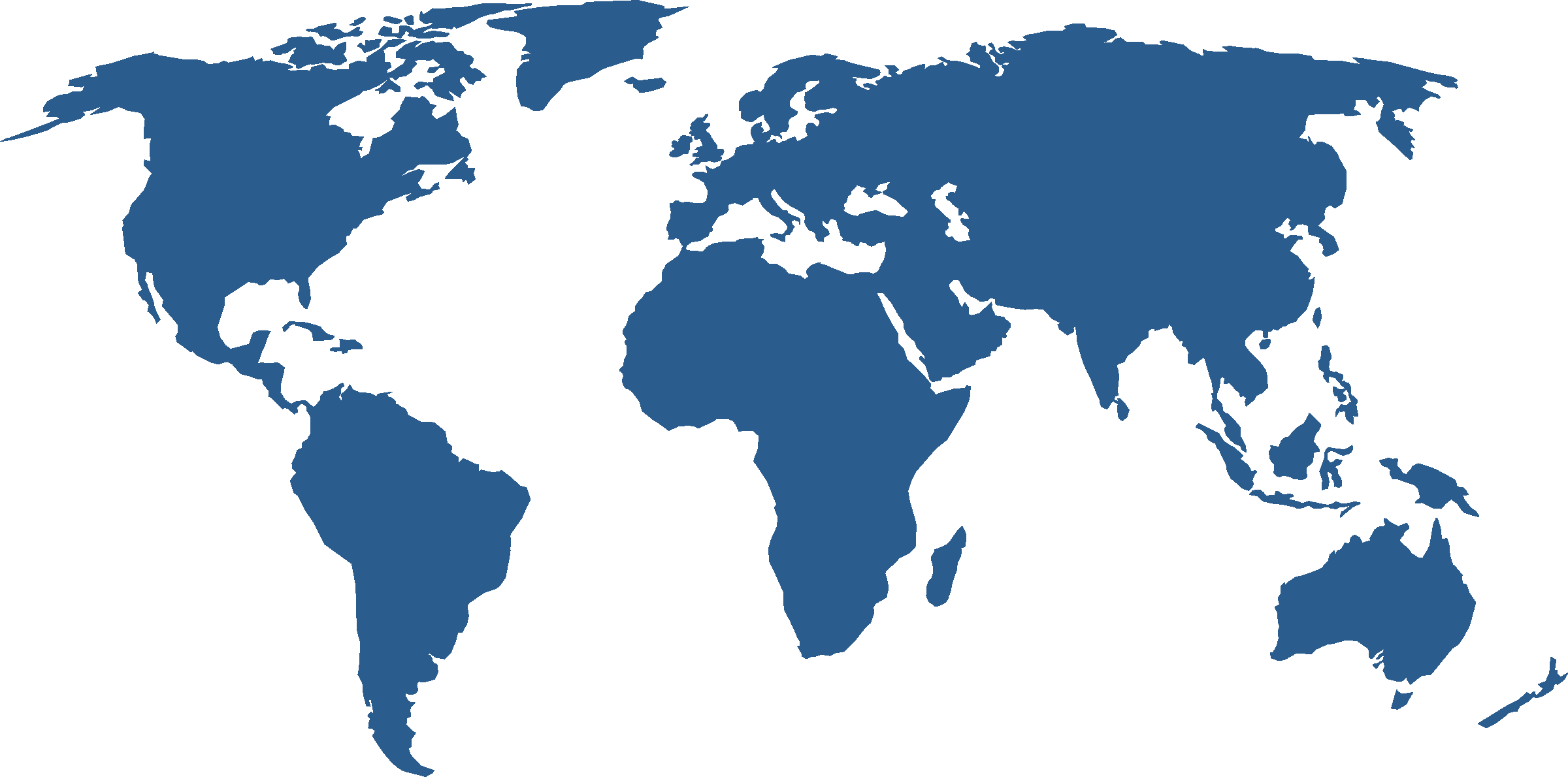 Ki Global Map - World Map (2400x1190), Png Download