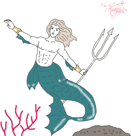 Collection Of Free Drawing Download On Ubisafe - Greek God Oceanus Cartoon (450x450), Png Download