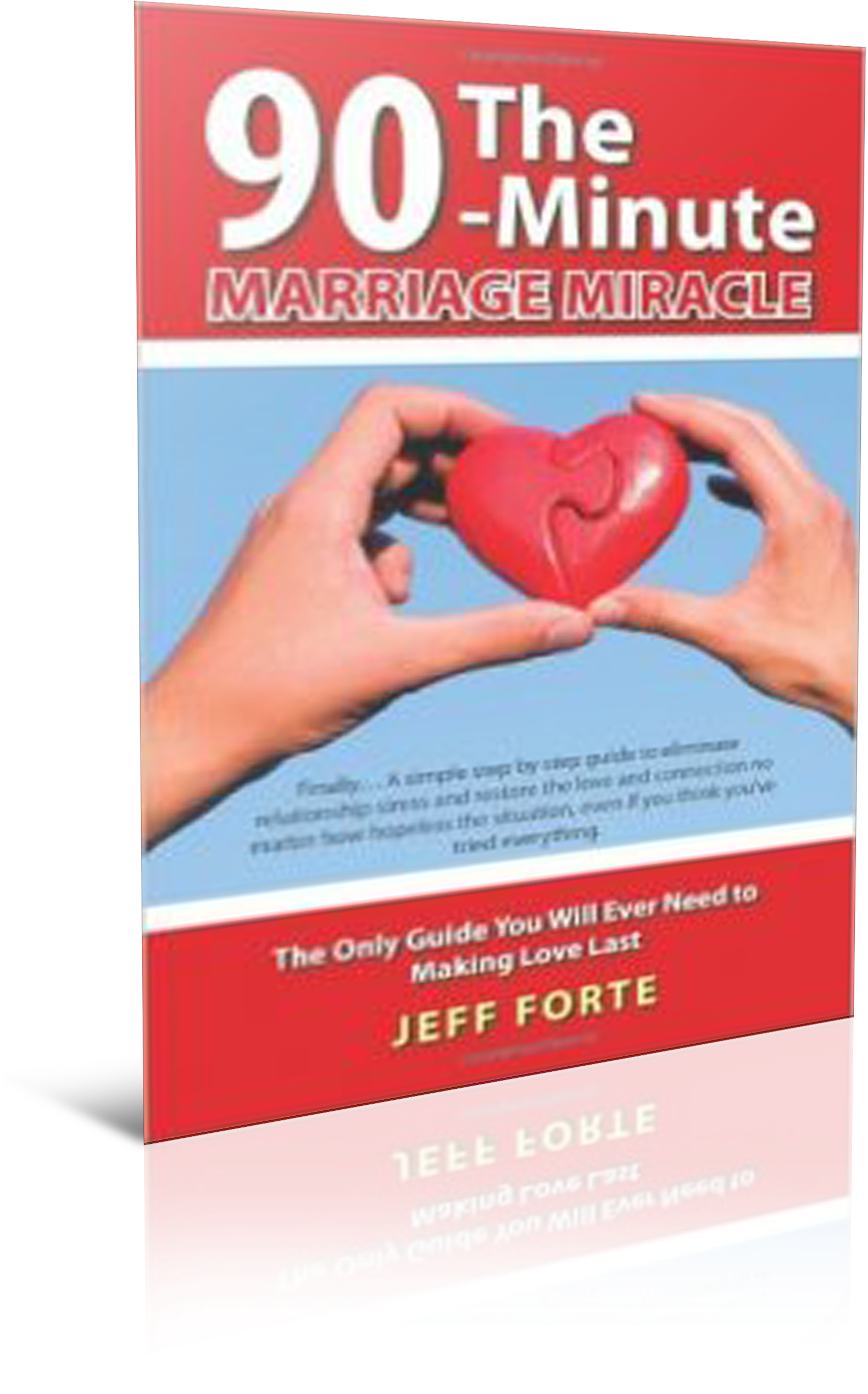 90-minute Marriage Miracle By Jeff Forte (1747x2534), Png Download