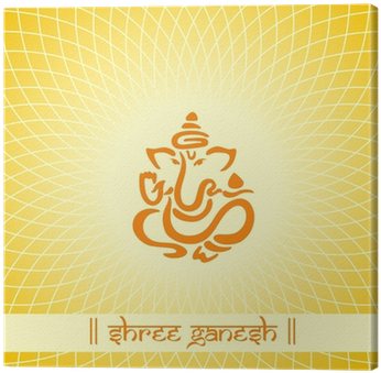 Ganesha, Hindu Wedding Card, Royal Rajasthan, India - Ganesha On Wedding Cards (400x400), Png Download