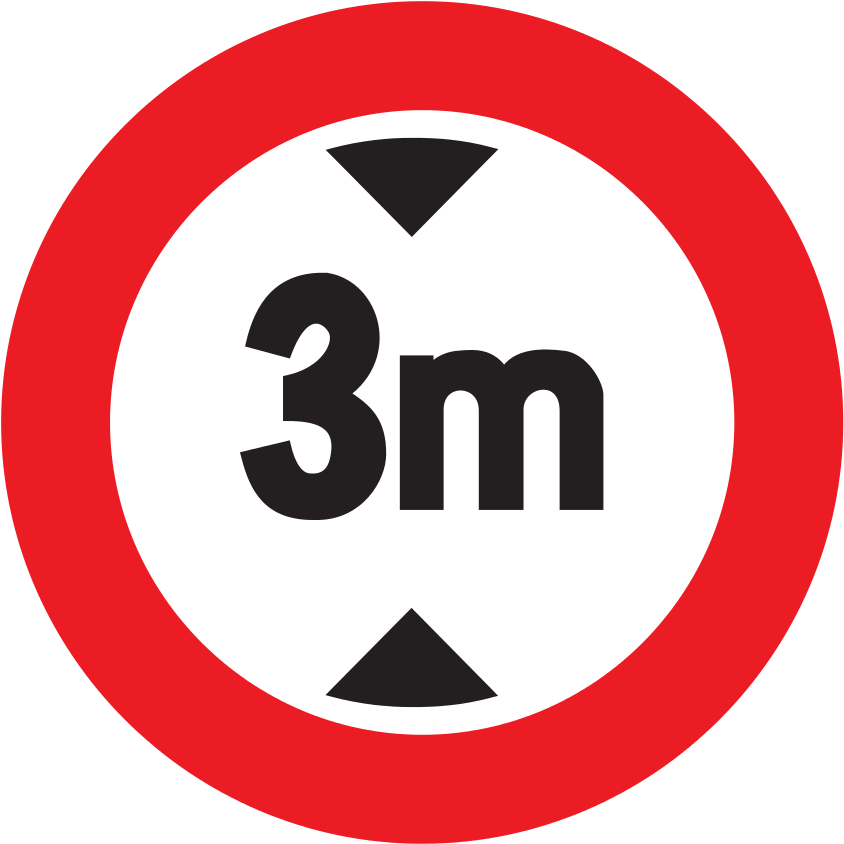 Uruguay Road Sign R15 - Circle (1024x1024), Png Download