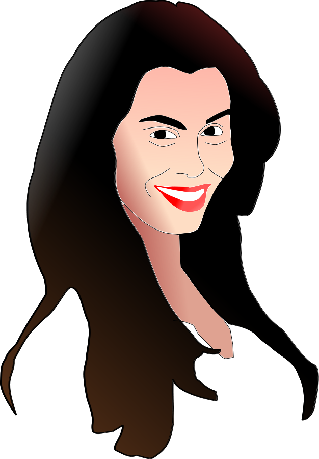 How To Set Use Eva Girl Hair Clipart (626x900), Png Download