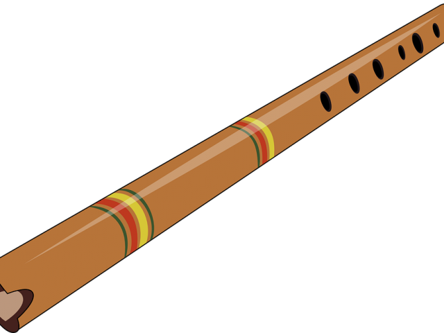 Fluted Clipart Wooden Flute - صور عن الات الموسيقى (640x480), Png Download