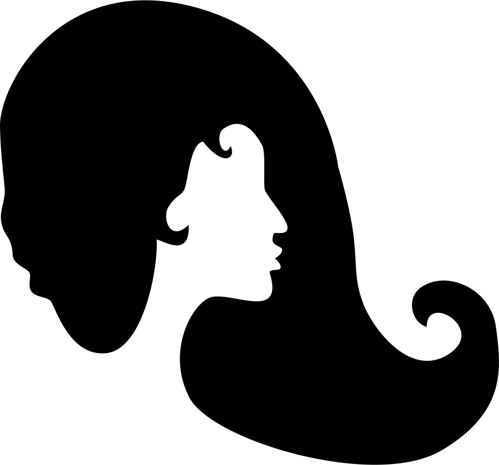 Woman Hair - - Woman Hair Icon Png (980x914), Png Download