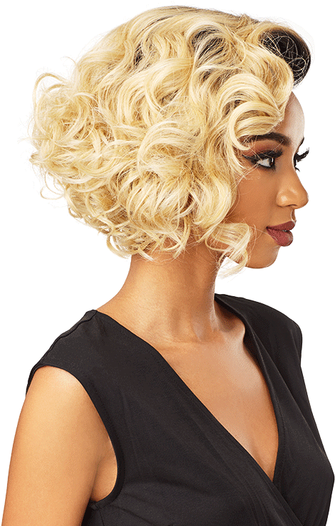 Sensationnel Empress C Parting Edge Lace Front Wig - Lace Wig (600x750), Png Download