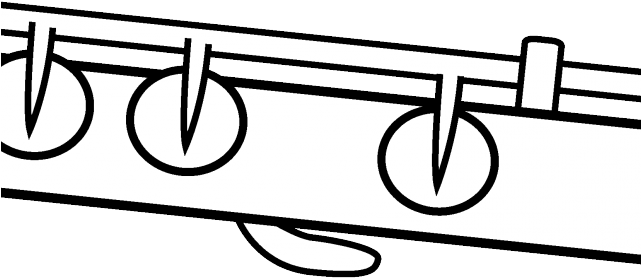 Flute Clipart Animated - Flute Clipart Coloring (640x480), Png Download