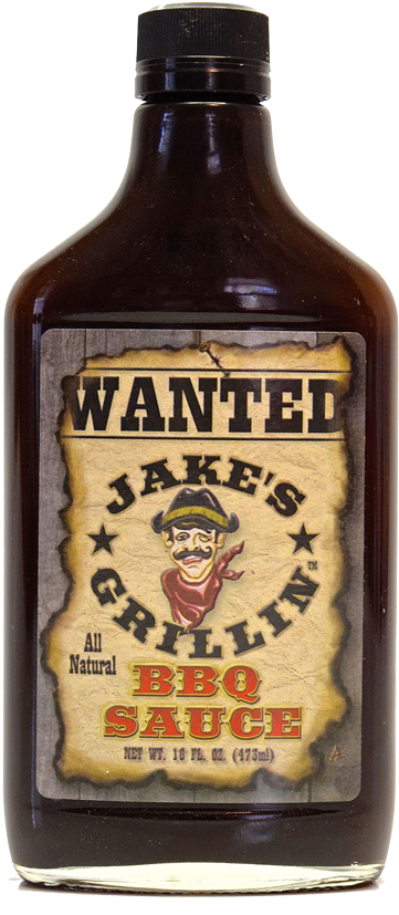 Jake's Grillin' Coffee Bbq Sauce - Jake's Grillin' All Natural Spicy Coffee Bbq Sauce (407x840), Png Download