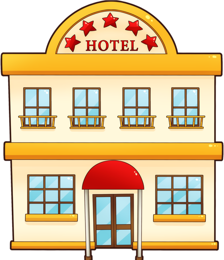 Hotel Wave Hatenylo Com Clip Art Free - Hotel Clipart (1024x1024), Png Download