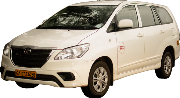 Toyota Innova Taxi - Goa Taxi Numbers (590x323), Png Download