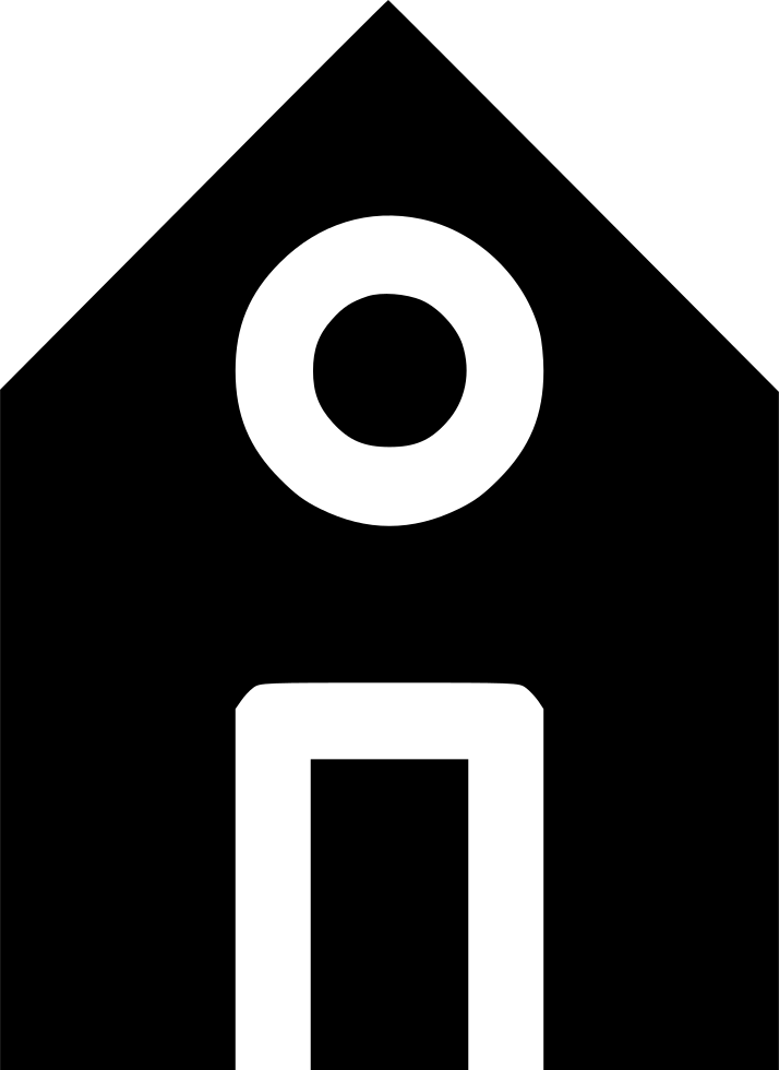 Bulding Home House Address Homepage Page Location Comments - Circle (714x980), Png Download