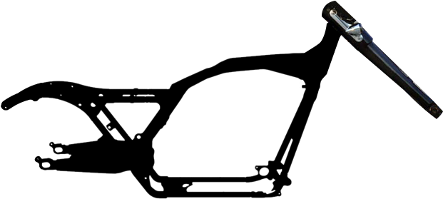 A True “one Stop Shop” For All Your Custom Motorcycles - Harley Davidson Chassis (1920x832), Png Download