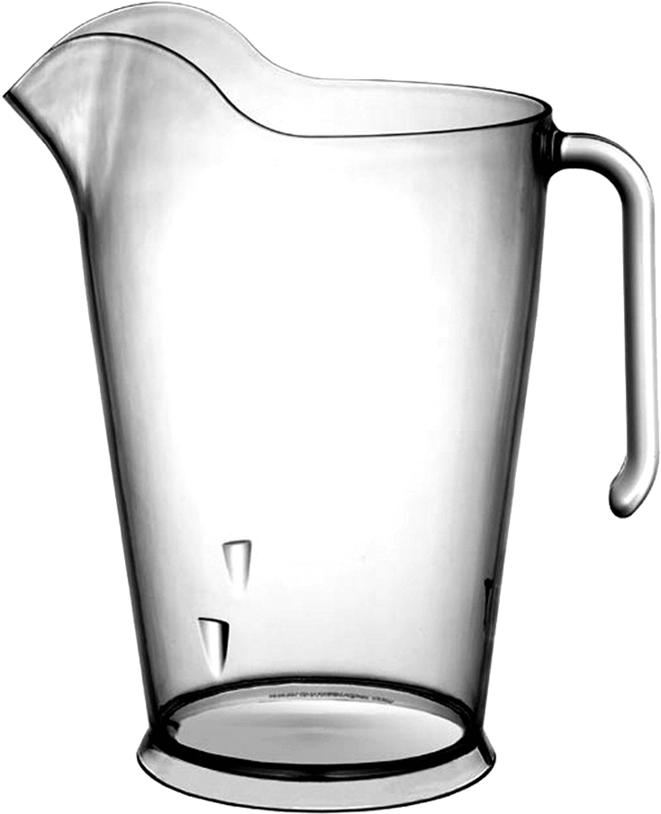 Fresco 4 Pint Stacking Jug - Plastic Stackable Pitchers (1000x1000), Png Download