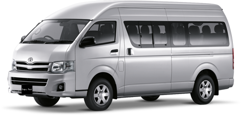 Big Taxi Exclusive Car (toyota Camry) Van (toyota Commuter) - Van 15 Seater Malaysia (535x330), Png Download