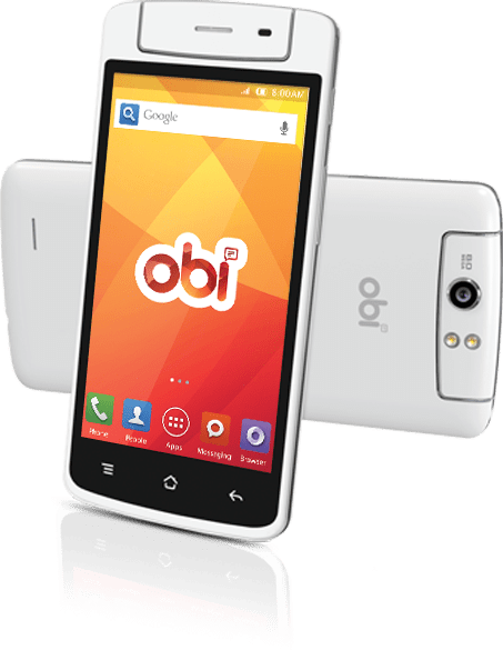 Former Apple Ceo, John Sculley Co-owned Obi Mobiles - Smartphone (453x585), Png Download