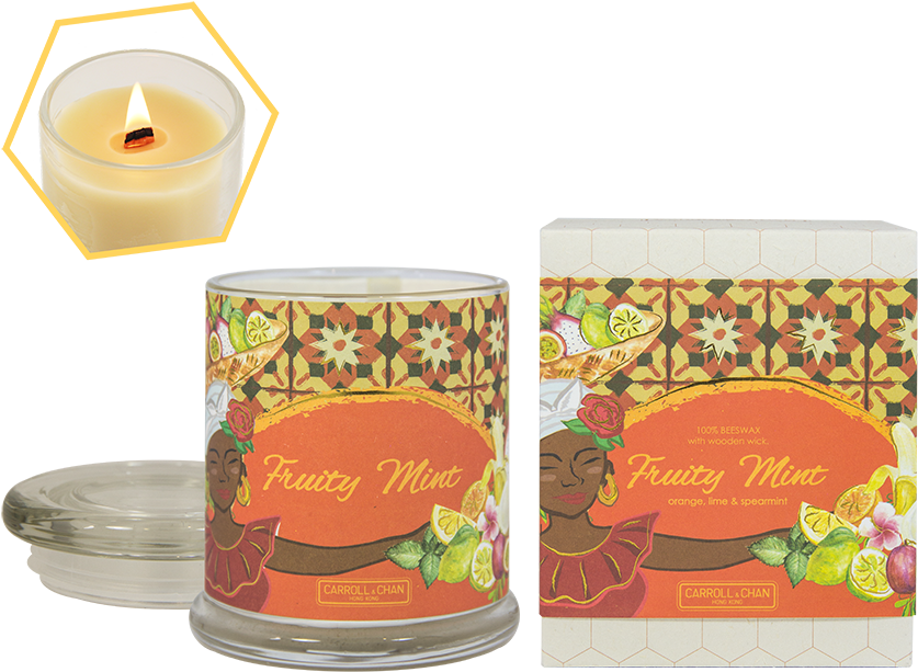 Fruity Jar Copy - Candle (1000x1000), Png Download