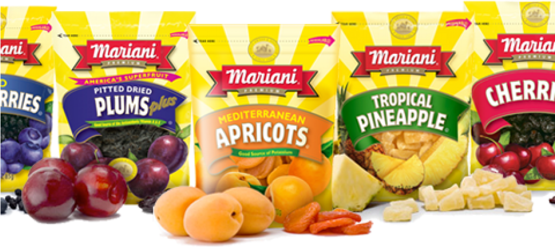 Dried Fruit - Mariani Premium Dried Mediterranean Apricots - 6 Oz (1100x500), Png Download