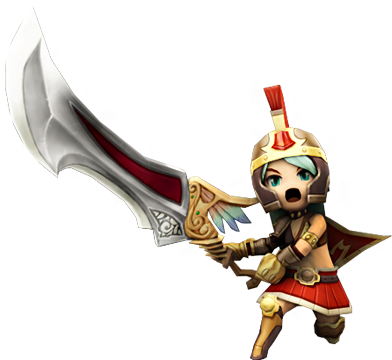 Their Abundance Of Health And Use Of Battle Armor Allow - Dragon Saga Warrior (398x364), Png Download