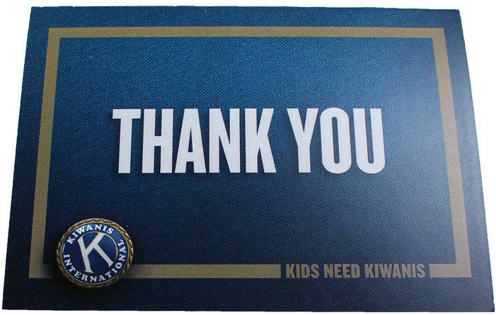 25 Kiwanis-branded Thank You Notes - Font (800x800), Png Download