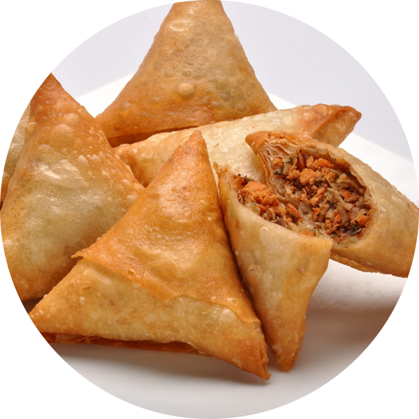 Butter Chicken Samosa - Chicken Samosa (600x600), Png Download