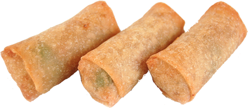Vegetable Springroll - Samosa And Roll Png (500x250), Png Download
