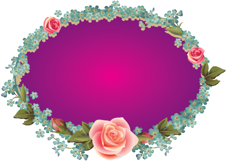 Credit To - Circle Flower Design Png (500x348), Png Download