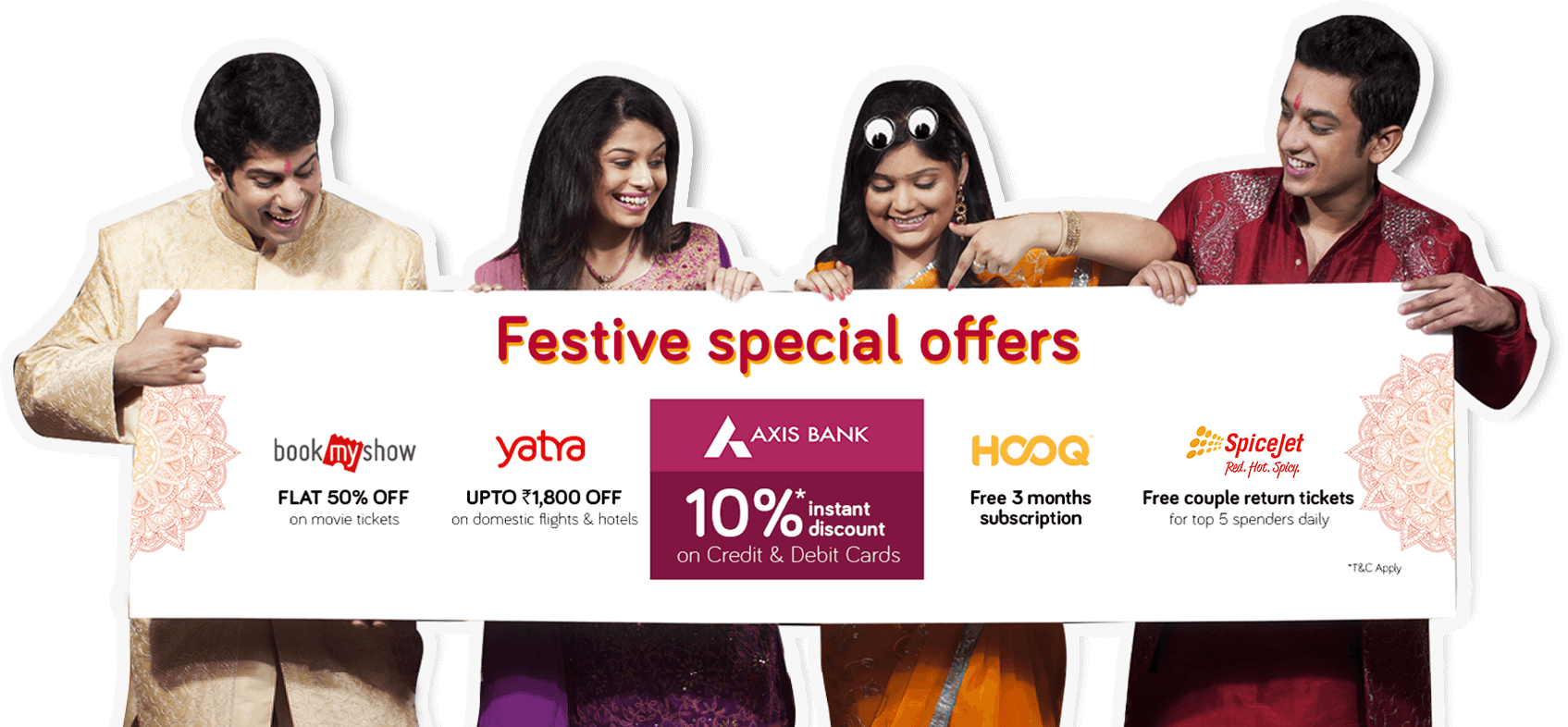 Diwali Offers - Axis Bank (1695x786), Png Download