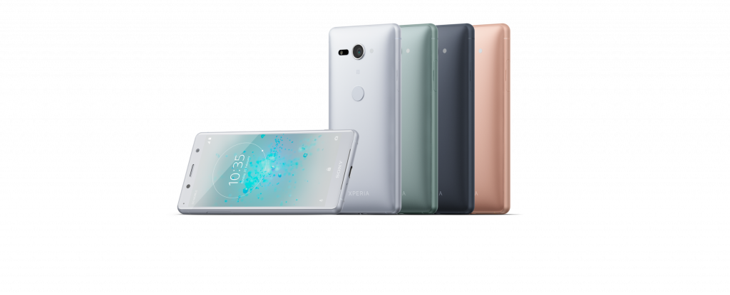 The 5in Xperia Xz2 Compact - Sony Xperia Xz2 Compact (1024x415), Png Download