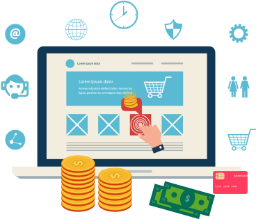 Our Strong Determination And Passion Towards Web Development - Ecommerce Web Development (458x345), Png Download
