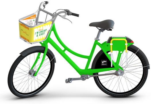 Weho-bike - West Hollywood Bike Share (526x364), Png Download