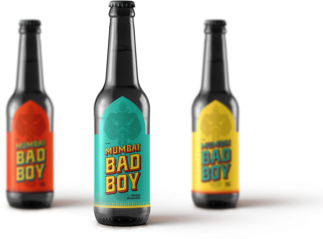 Inspired By The Colourful Indian Truck Art, Mumbai - West City Brewing American Brown Ale X 24 (600x451), Png Download