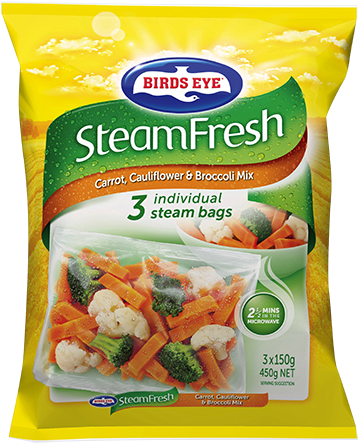 Nutritious Steamed Vegetables Ready In Minutes - Birds Eye Steam Fresh (560x460), Png Download