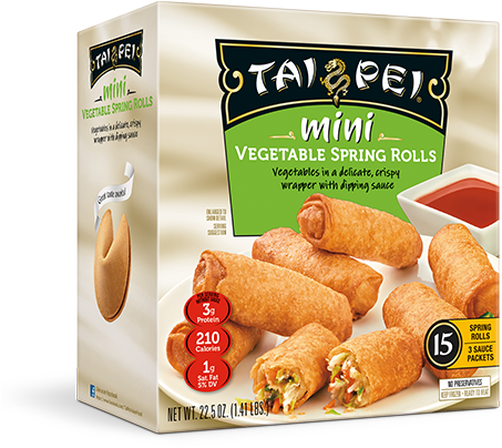 Tai Pei Spring Rolls (516x513), Png Download
