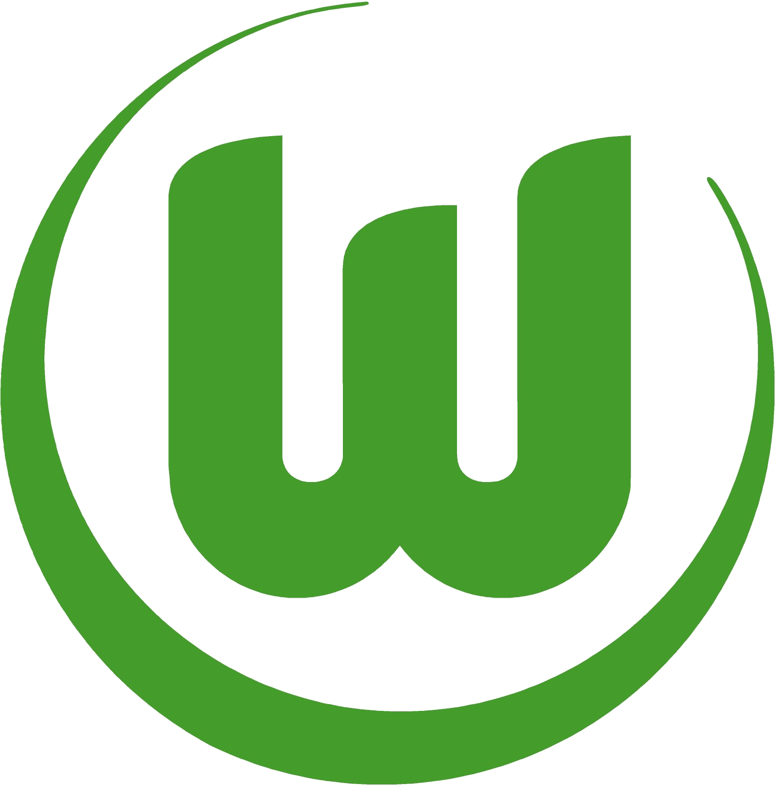 Wolfsburg Logo Sticker - Vfl Wolfsburg Logo Vector (1621x1621), Png Download